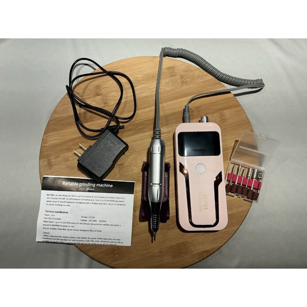 Nail Grinding Machine SG-703 Forward Reverse Dual Direction Flexible Extension